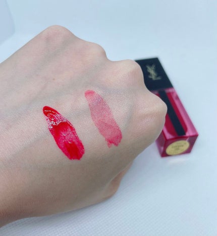 ルージュ ピュールクチュール ヴェルニ ウォーターステイン 603 イン ベリー ディープ/YVES SAINT LAURENT BEAUTE/口紅を使ったクチコミ(3枚目)