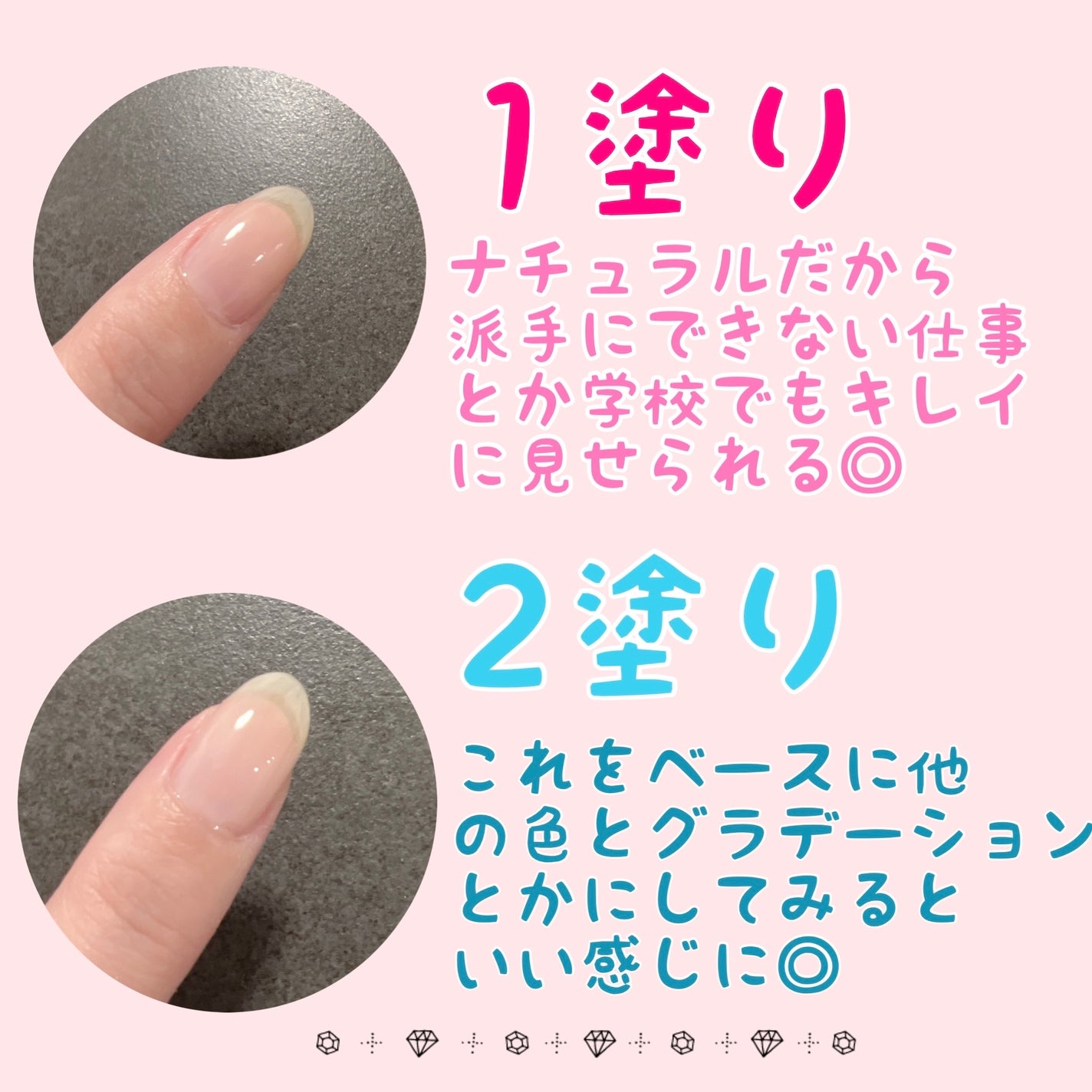 カラフルネイルズ/キャンメイク/マニキュアを使ったクチコミ(2枚目)