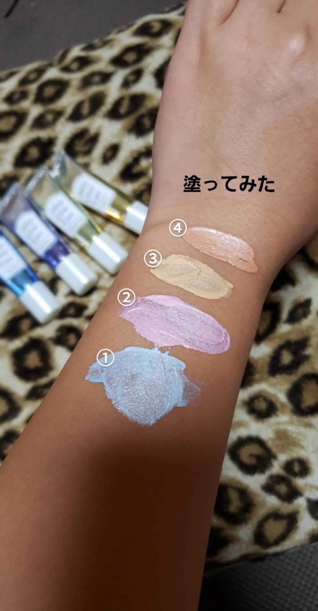 シャイニーグロウアイズD/DAISO/ジェル・クリームアイシャドウを使ったクチコミ（3枚目）