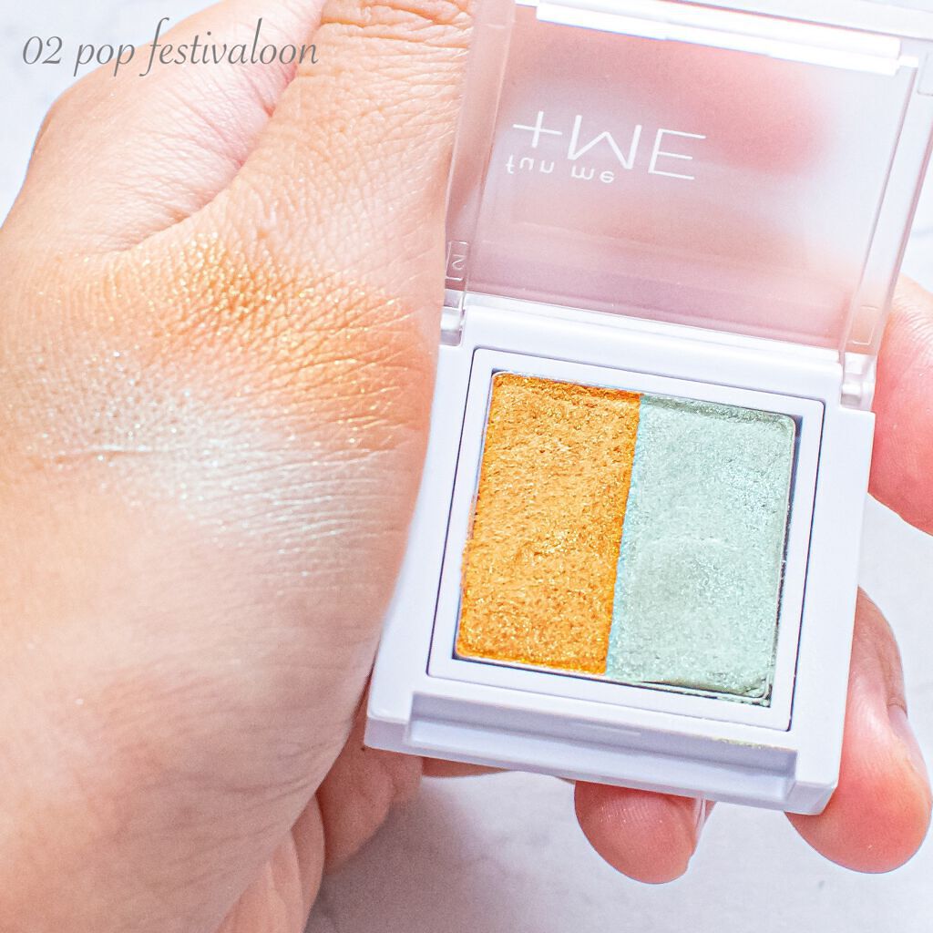 ラメシャワーシャドウ/funme＋ME/ジェル・クリームアイシャドウを使ったクチコミ（3枚目）