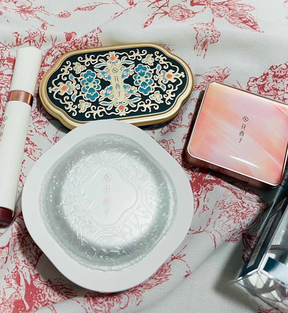 玉女桃花ルースパウダー/花西子/ルースパウダーを使ったクチコミ(3枚目)