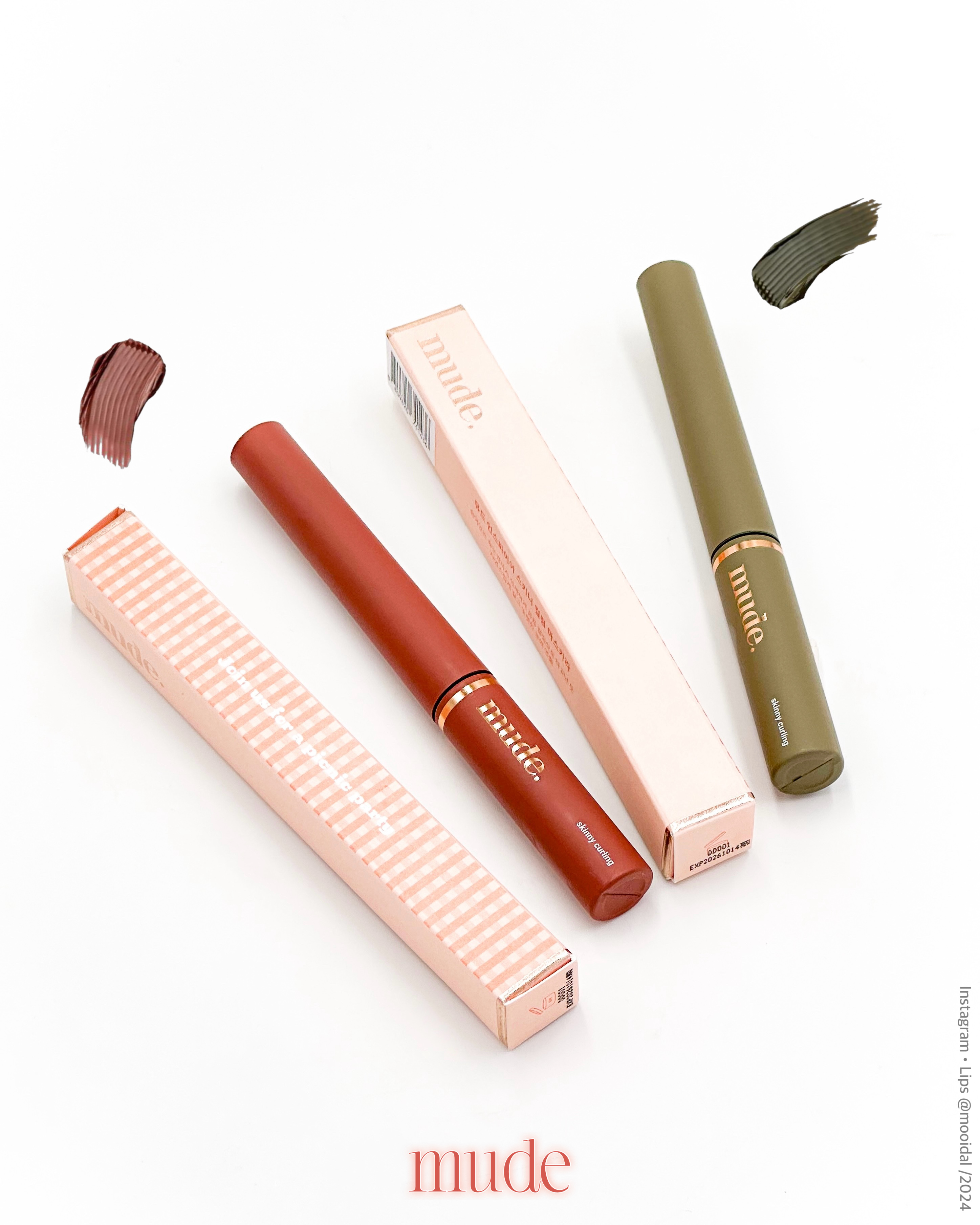 インスパイアスキニーカーリングマスカラ/mude./マスカラを使ったクチコミ（2枚目）