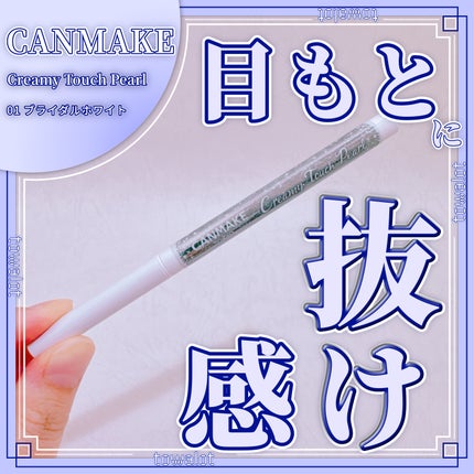 クリーミータッチパール/キャンメイク/ペンシルアイライナーを使ったクチコミ(1枚目)