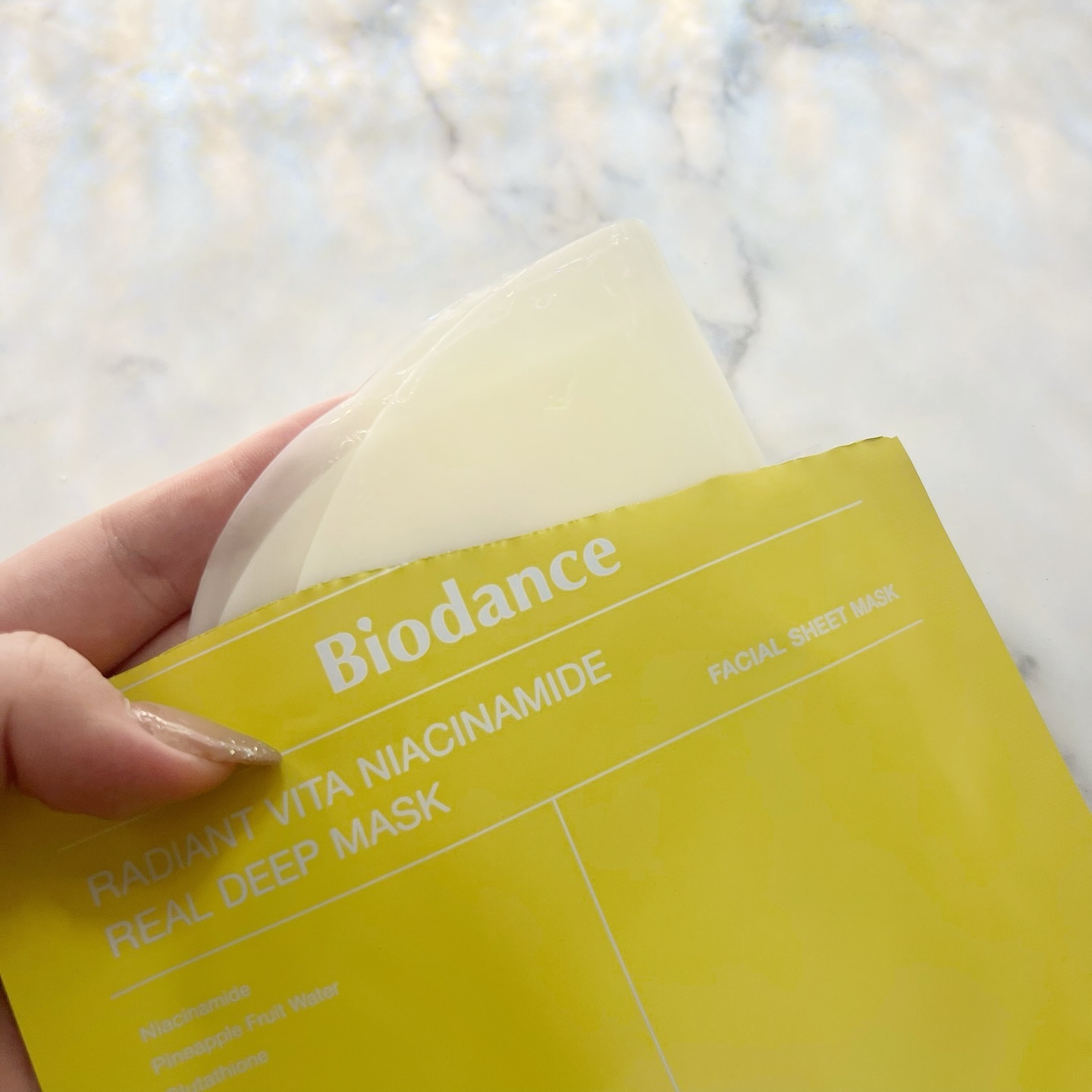 ビタナイアシンアミド リアルディープマスク/Biodance/シートマスク・パックを使ったクチコミ（2枚目）