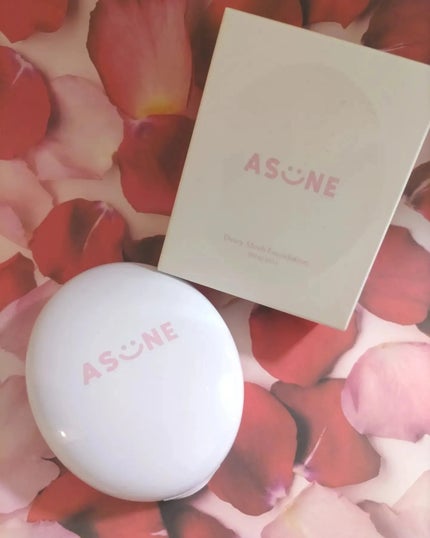 デューイーメッシュファンデーション/ASUNE /クッションファンデーションを使ったクチコミ(1枚目)
