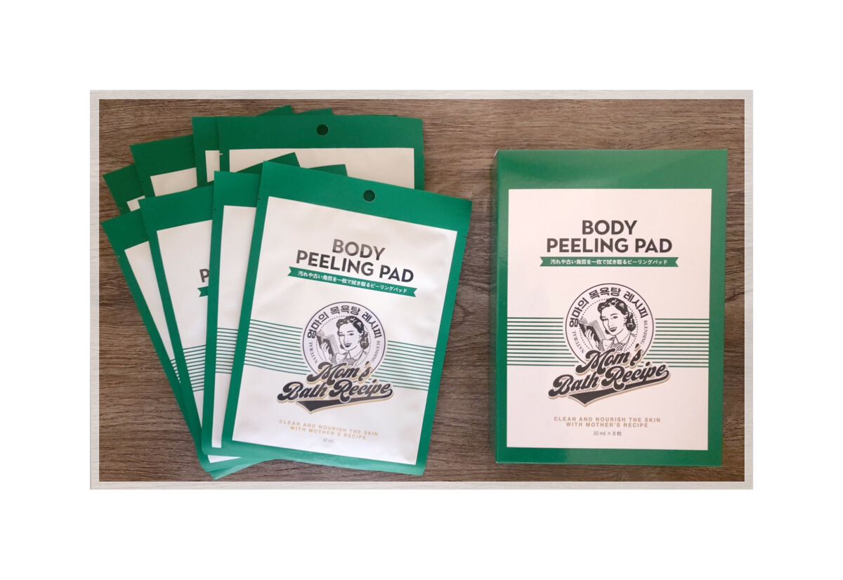 ボディピーリングパッド/Mom’s Bath Recipe/ピーリングを使ったクチコミ(2枚目)