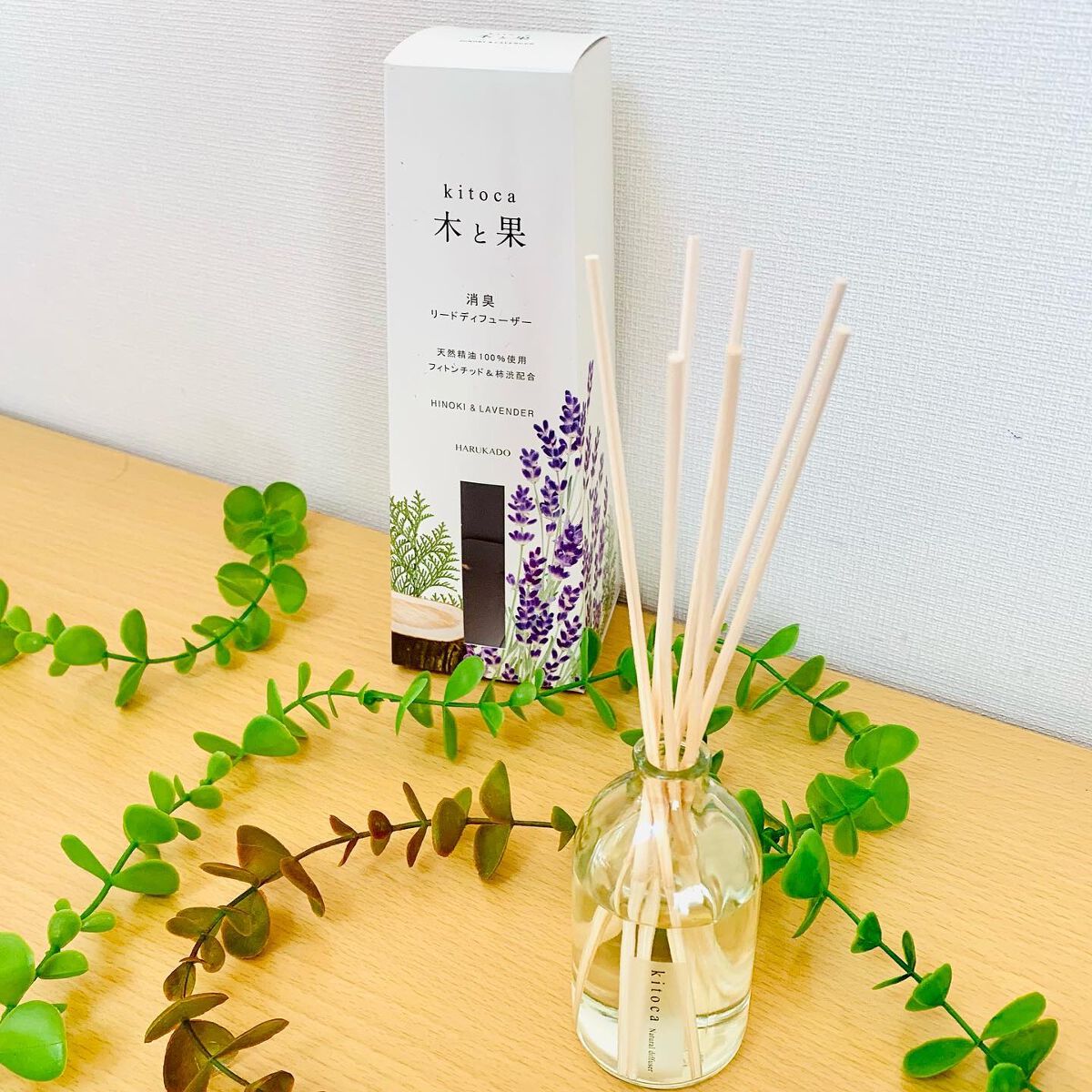 消臭リードディフューザー/Kitoca 木と果/ルームフレグランスを使ったクチコミ(2枚目)