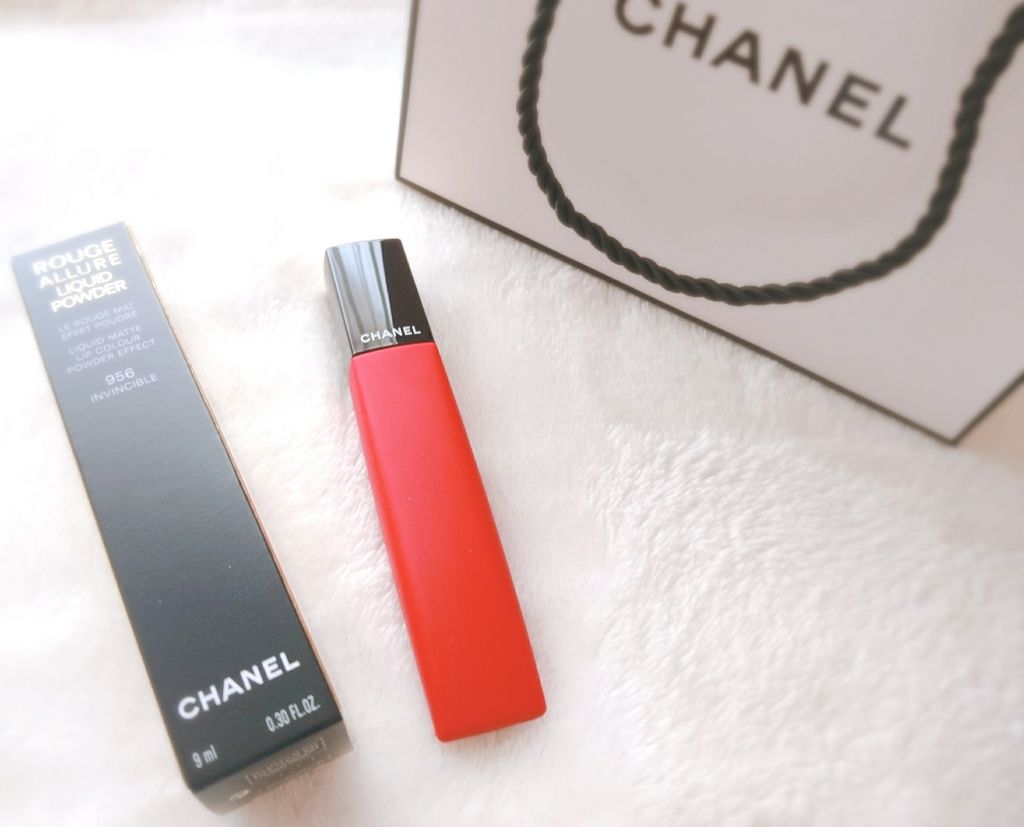ルージュ アリュール リクィッド パウダー/CHANEL/口紅を使ったクチコミ（1枚目）