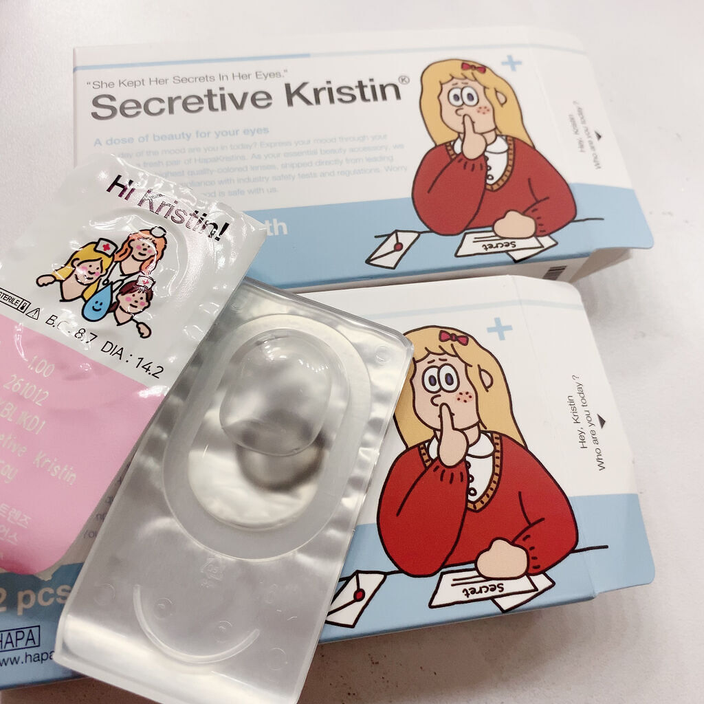 Secretive Kristen/Hapa kristin/カラーコンタクトレンズを使ったクチコミ（3枚目）