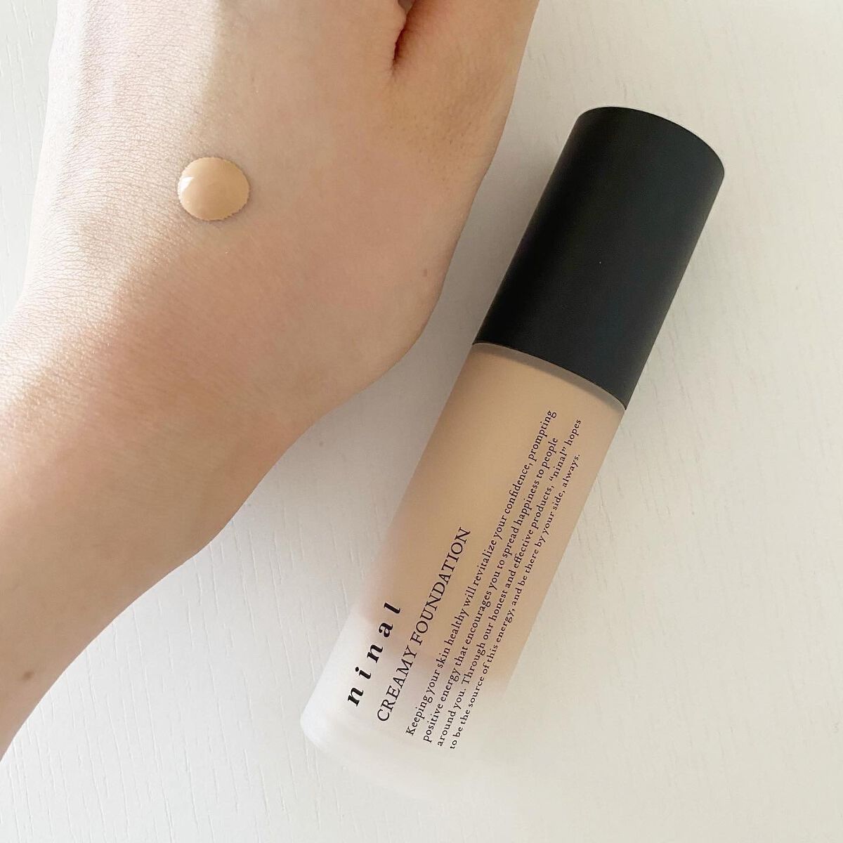ninal クリーミィファンデーション/ninal/クリーム・エマルジョンファンデーションを使ったクチコミ(3枚目)