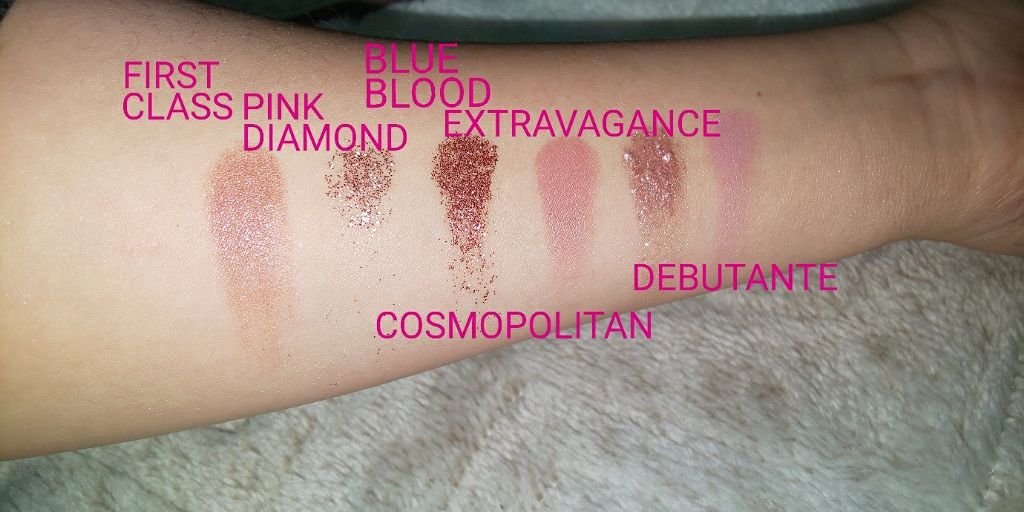 Socialite Indulgent Multi-Textured Pressed Pigment Palette/ W7/アイシャドウパレットを使ったクチコミ（3枚目）