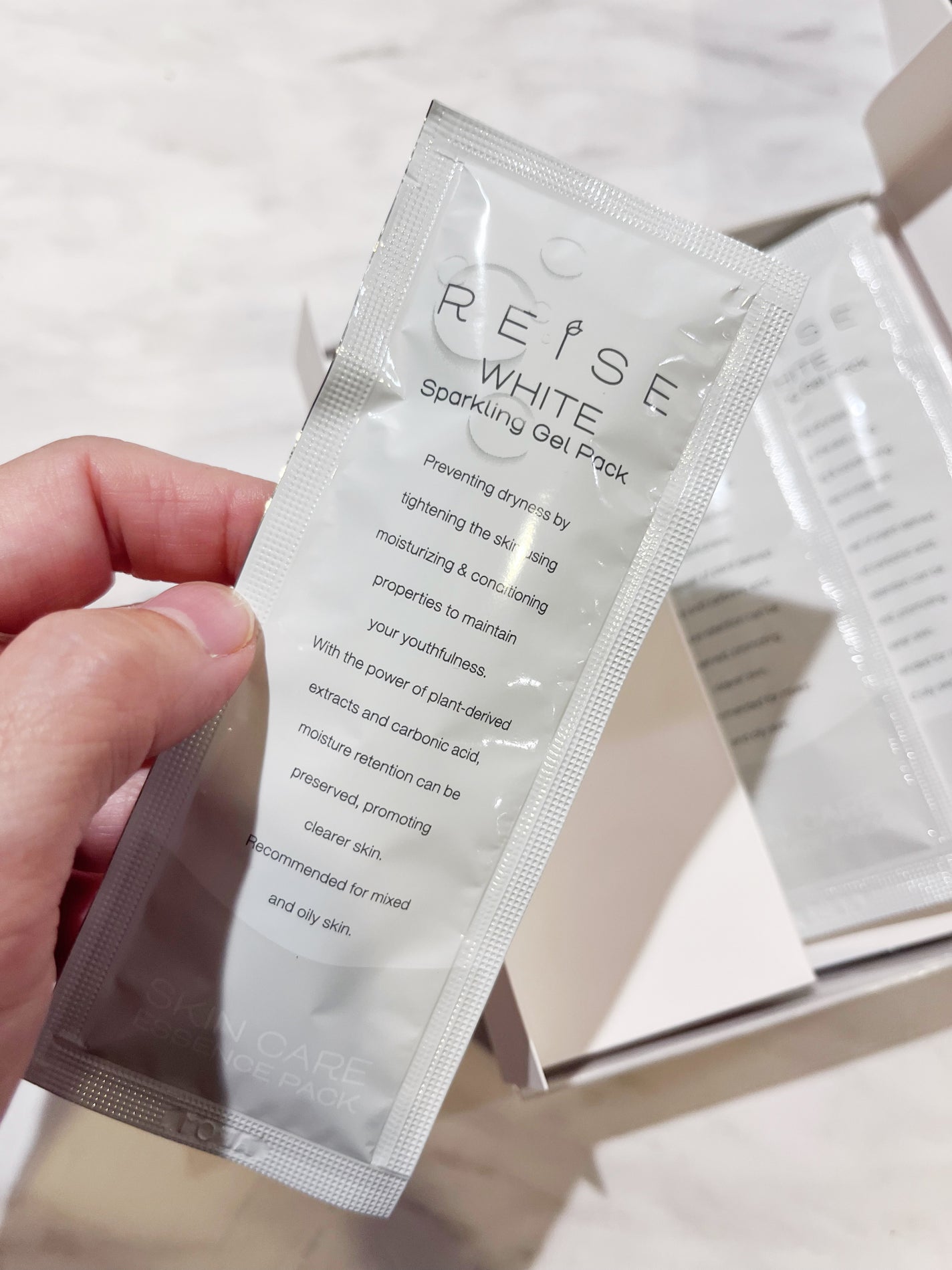 ライゼホワイトスパークリングジェルパック/REISE/洗い流すパック・マスクを使ったクチコミ(3枚目)