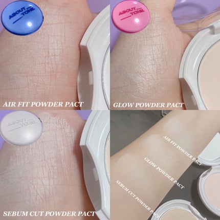 グローパウダーパクト/ABOUT TONE/プレストパウダーを使ったクチコミ(9枚目)