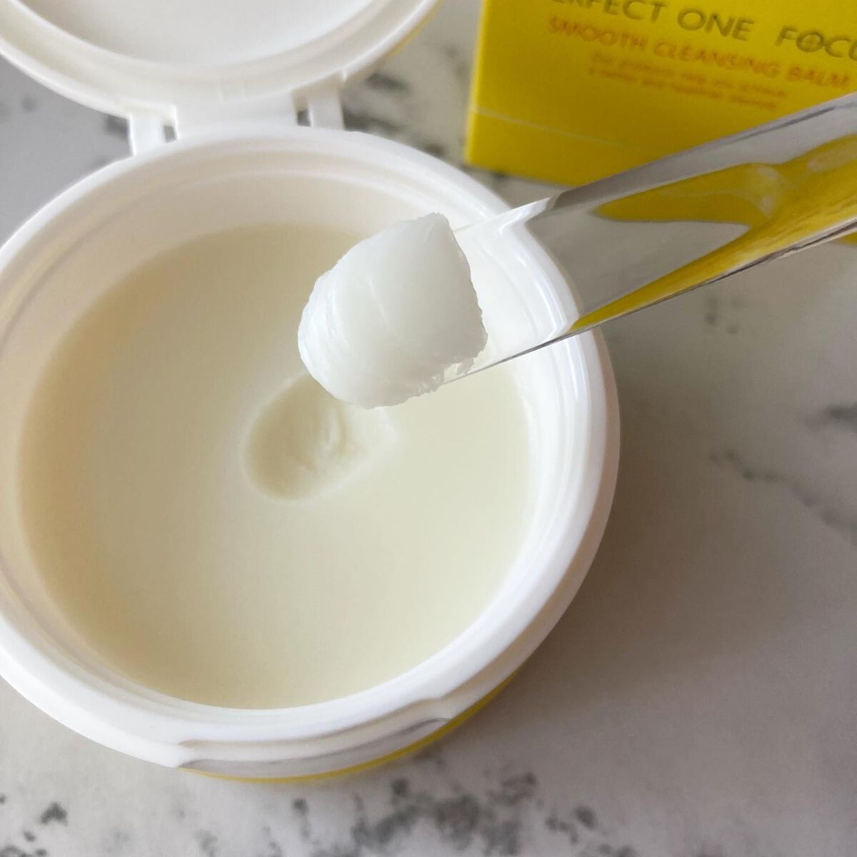 スムースクレンジングバーム/PERFECT ONE  FOCUS/クレンジングバームを使ったクチコミ（2枚目）