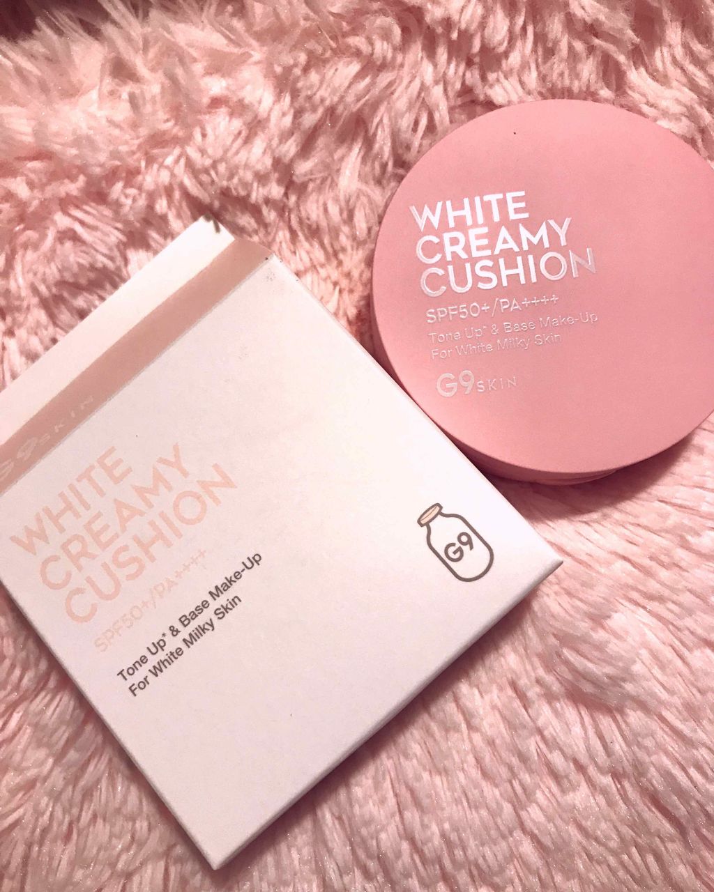 WHITE CREAMY CUSHION(ウユファンデ)/G9SKIN/化粧下地を使ったクチコミ(1枚目)