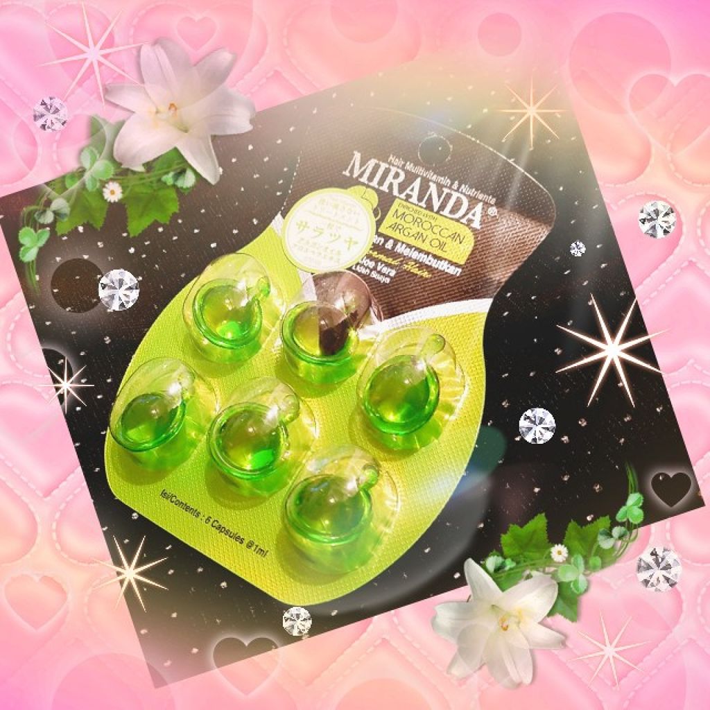 ヘアビタミン モイスチャーヘアオイル/MIRANDA/ヘアオイルを使ったクチコミ（1枚目）