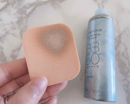 ひんやりタッチ BBスプレー UV 50 K 02 標準的な肌色/ESPRIQUE/BBクリームを使ったクチコミ(2枚目)