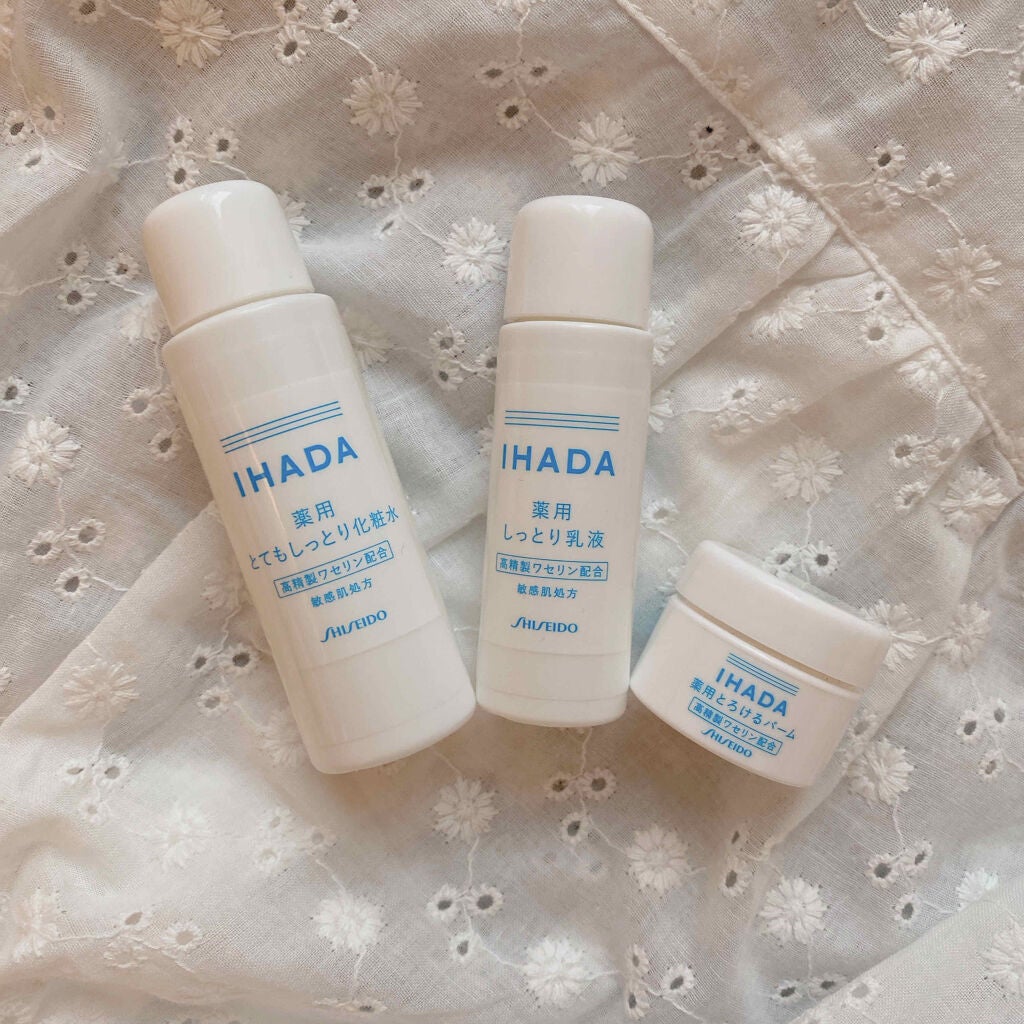 スキンケアセット(とてもしっとり)/IHADA/トライアルキットを使ったクチコミ(1枚目)