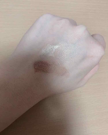 UR GLAM　LIQUID EYESHADOW ショコラブラウン/U R GLAM/リキッドアイシャドウを使ったクチコミ（2枚目）