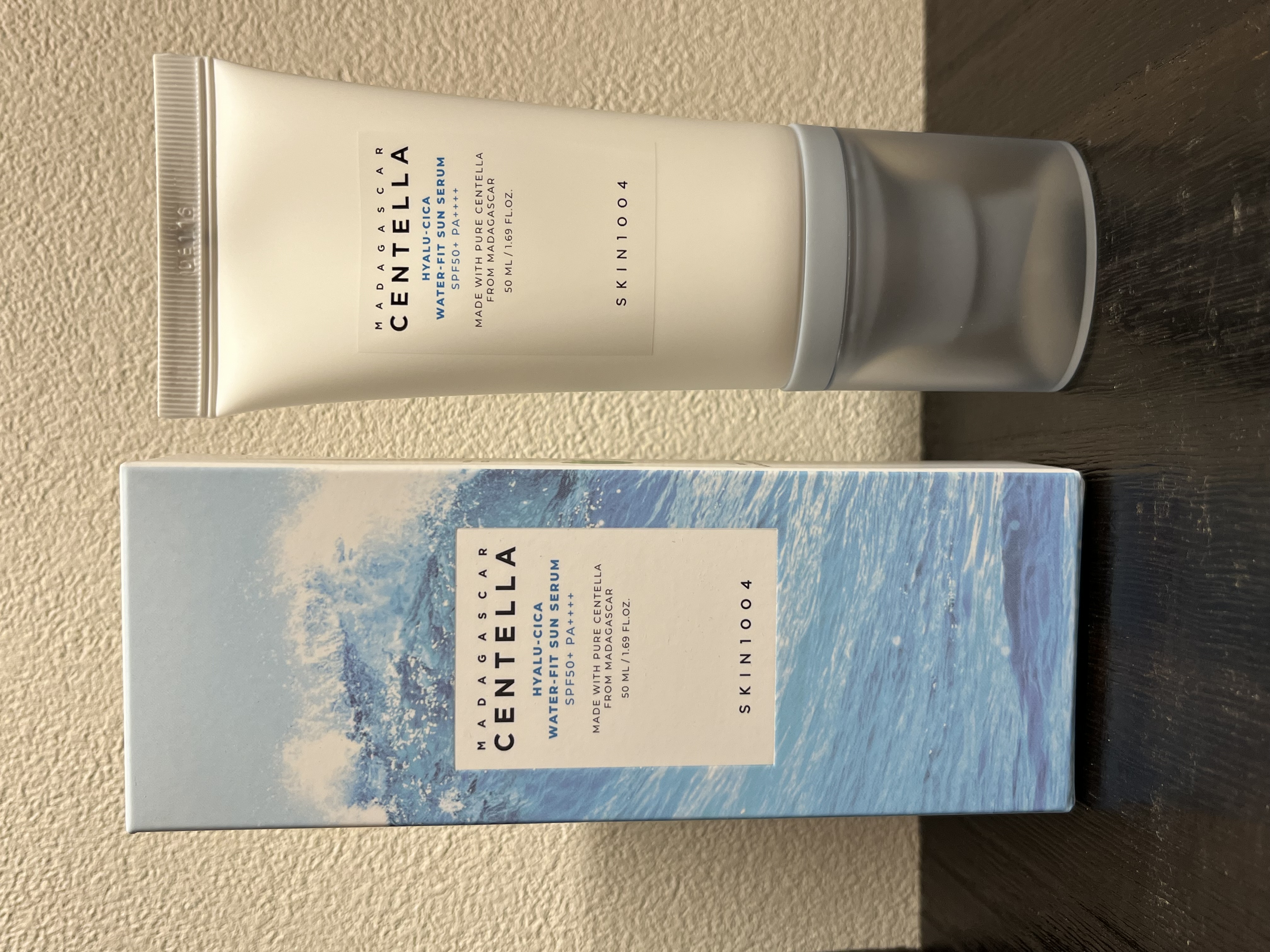 ヒアルーシカ ウォーターフィット サンセラム/SKIN1004/日焼け止めローションを使ったクチコミ（1枚目）