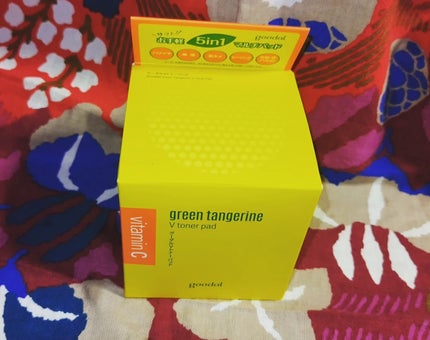 グリーンタンジェリン ビタCダークスポットケアパッド/goodal/トナーパッドを使ったクチコミ(3枚目)