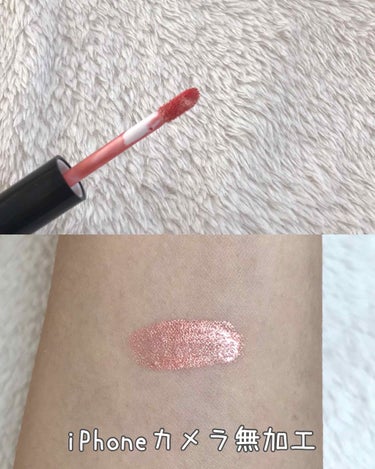 UR GLAM　LIQUID EYESHADOW コーラルピンク/U R GLAM/リキッドアイシャドウを使ったクチコミ（2枚目）