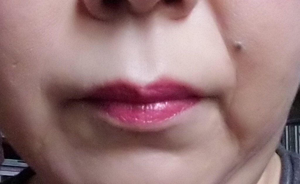 口紅（詰替用） 256 ローズ系パール/ちふれ/口紅を使ったクチコミ（3枚目）