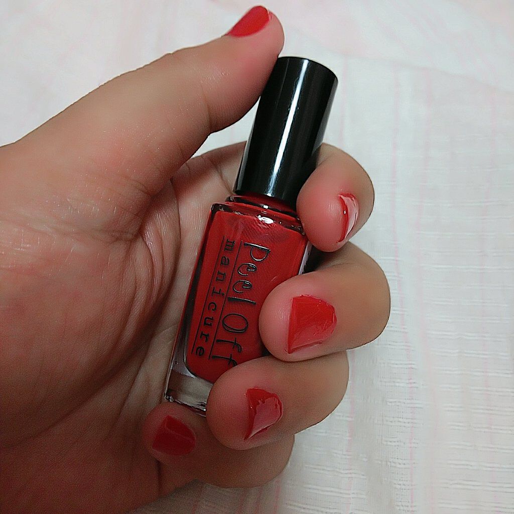 ピールオフマニキュア/キャンドゥ/マニキュアを使ったクチコミ（1枚目）