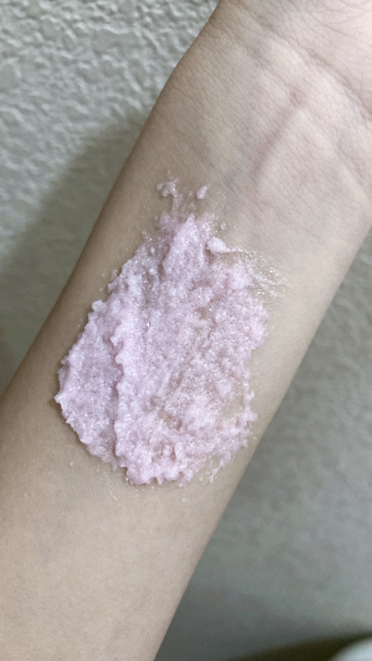 Q+Me スウィート ボム タラソ スクラブ/AGARISM/バストケア・ヒップケアを使ったクチコミ（2枚目）