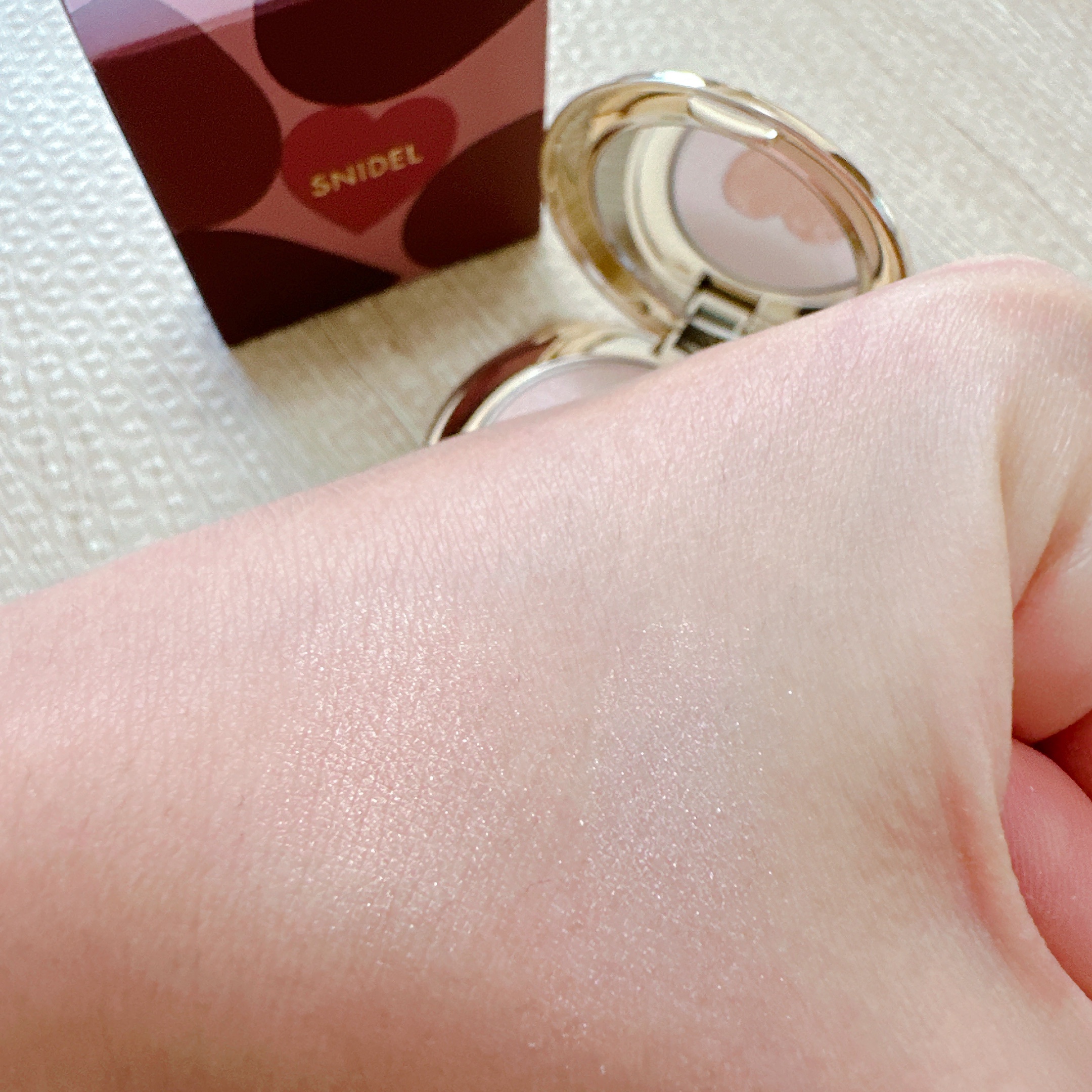 ブラッシング ハート EX04/SNIDEL BEAUTY/パウダーチークを使ったクチコミ（2枚目）