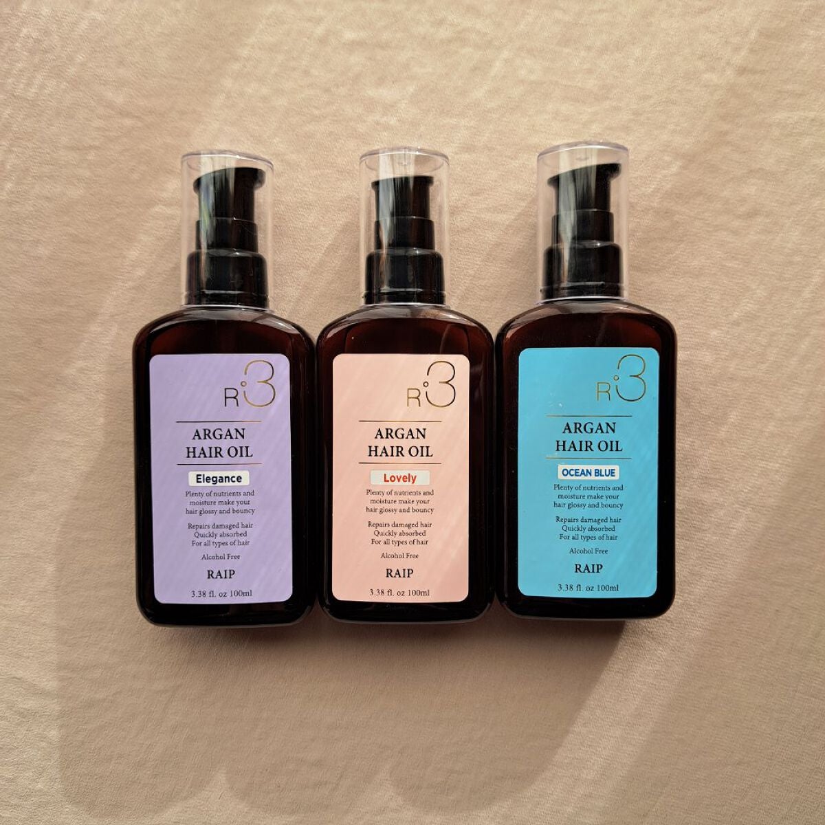 ライプ R3 アルガン ヘアオイル/RAIP/ヘアオイルを使ったクチコミ(2枚目)