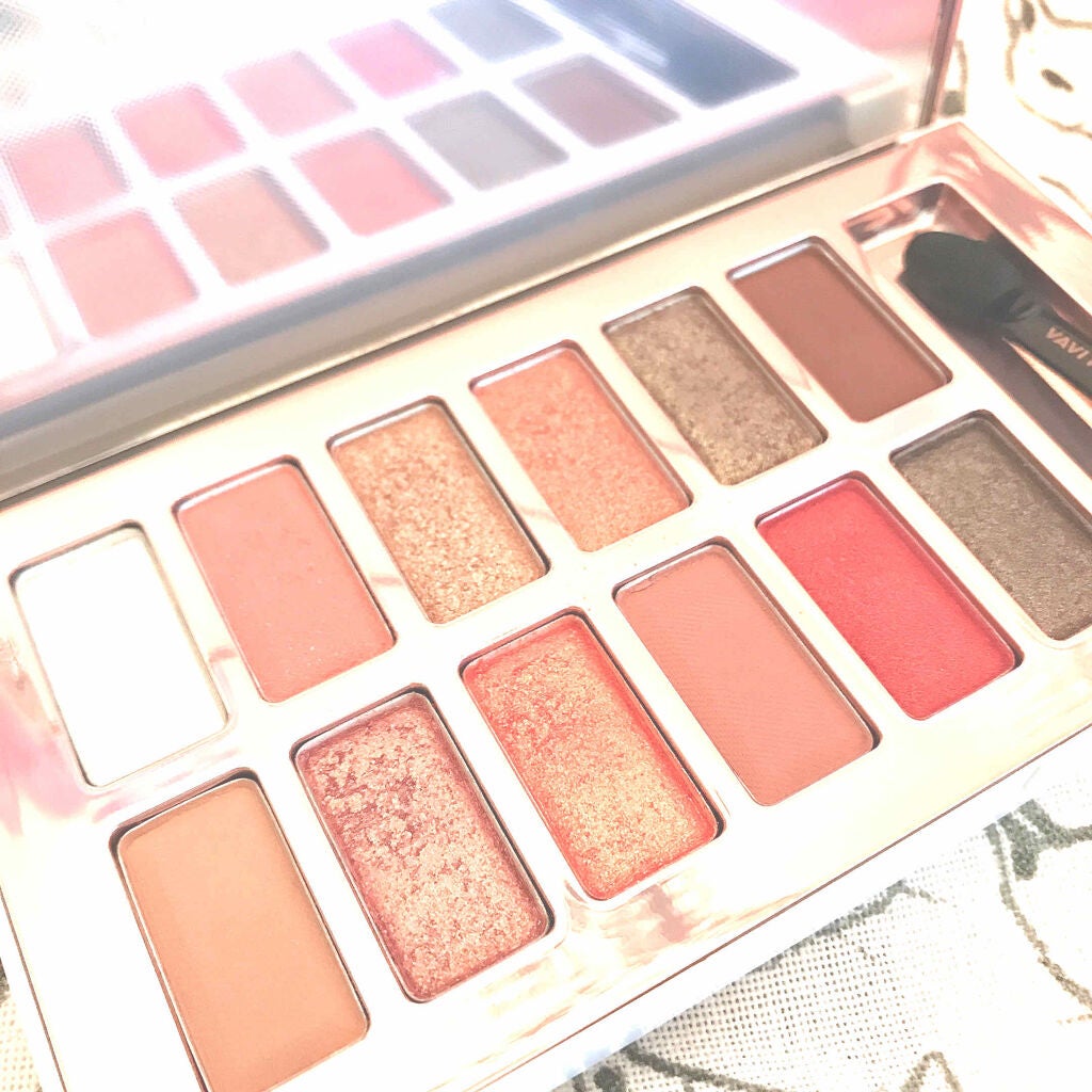 バレンタインボックス2 ピーチパレット/VAVI MELLO/アイシャドウパレットを使ったクチコミ(2枚目)
