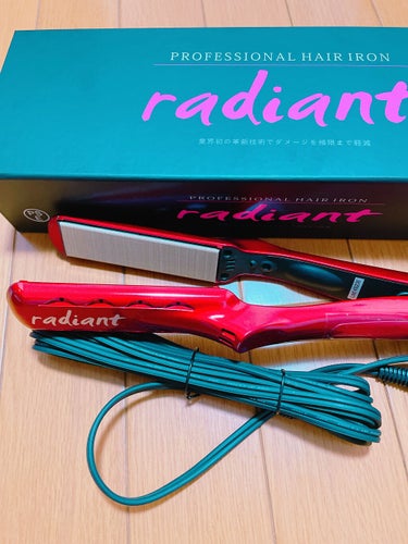 radiant 28mm/radiant/ストレートアイロンを使ったクチコミ（1枚目）