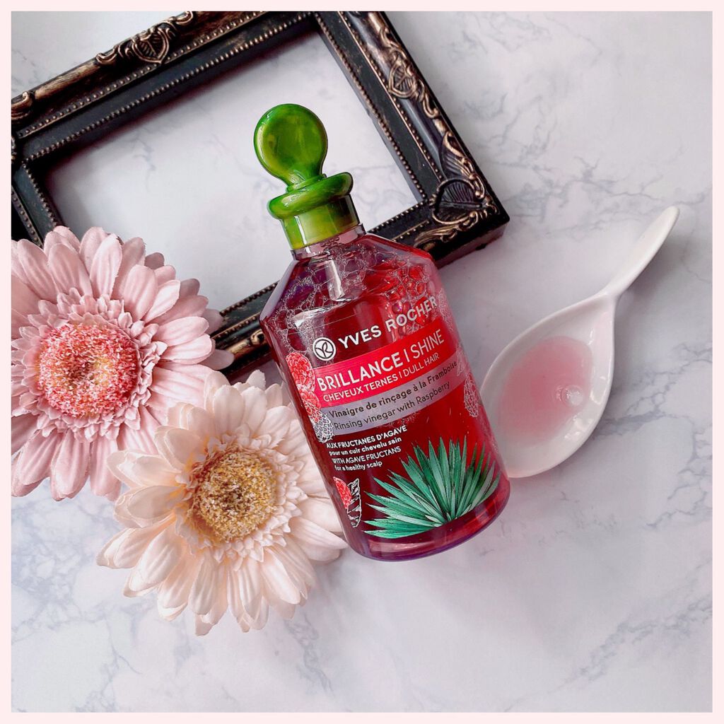 リンシングビネガー シルキーシャイン さらキララズベリー/イヴ・ロシェ/洗い流すヘアトリートメントを使ったクチコミ（2枚目）