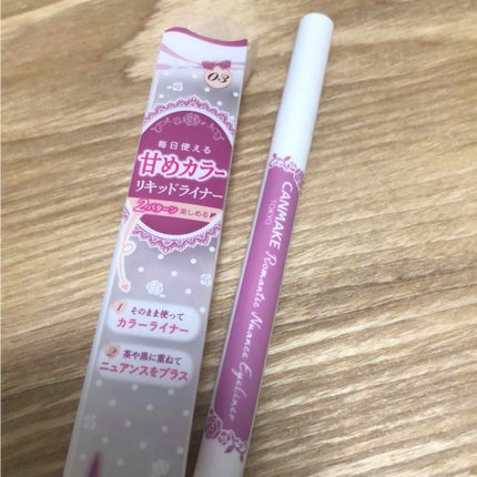 ロマンティックニュアンスアイライナー/キャンメイク/リキッドアイライナーを使ったクチコミ(1枚目)
