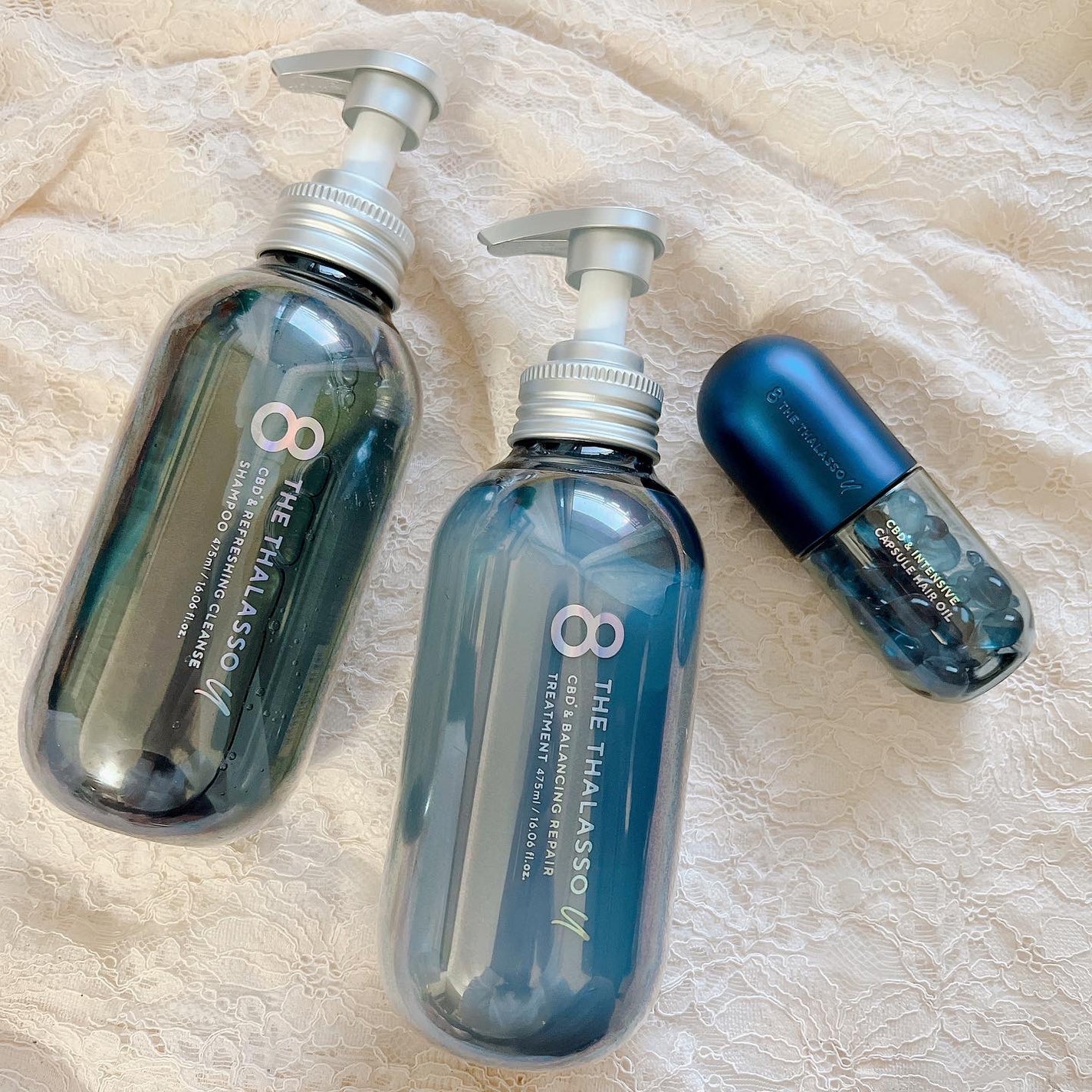 エイトザタラソ ユー CBD&リフレッシング クレンズ 美容液シャンプー/CBD&バランシング ダメージリペア 美容液ヘアトリートメント/エイトザタラソ/市販シャンプーを使ったクチコミ(7枚目)