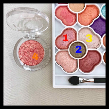 アイカラーパレット/ティアラガール/アイシャドウパレットを使ったクチコミ(3枚目)