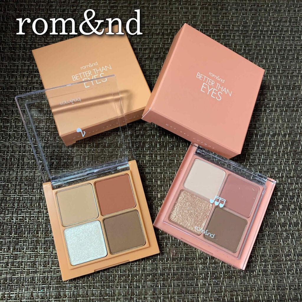 ベターザンアイズ ミュージックシリーズ/rom&nd/アイシャドウパレットを使ったクチコミ(1枚目)