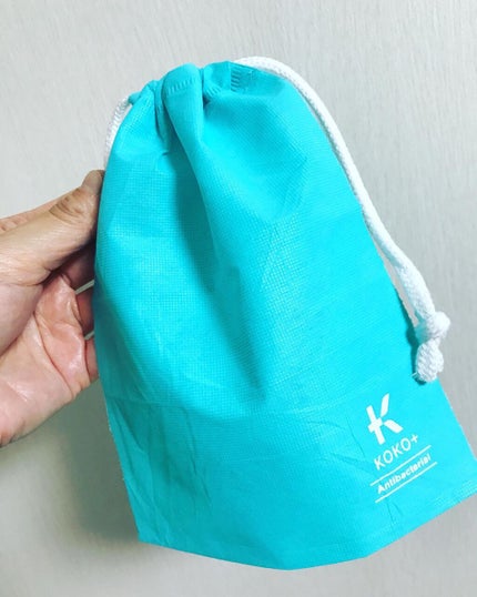 KOKO+(ココタス) Dew(R)使用 不織布の巾着/KAWAGUCHI/マスクを使ったクチコミ(9枚目)