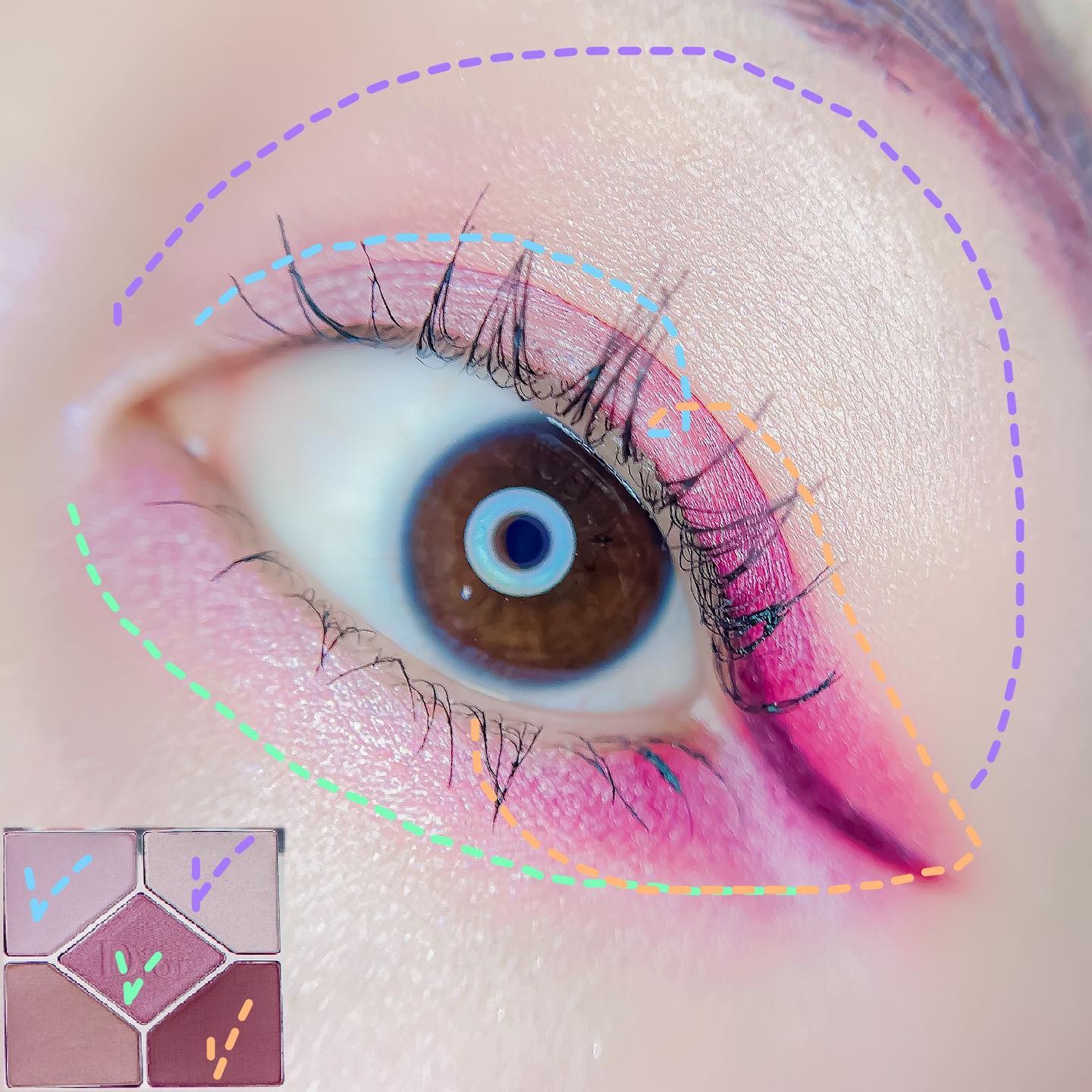 【旧】サンク クルール クチュール/Dior/アイシャドウパレットを使ったクチコミ（2枚目）