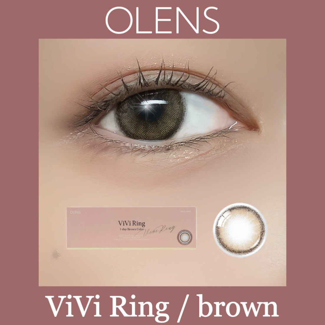 ViVi Ring 1day/OLENS/ワンデー(1DAY)カラコンを使ったクチコミ(1枚目)
