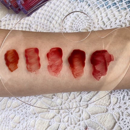 ザ ウォータリーデューティント/MERZY/リップティントを使ったクチコミ(4枚目)