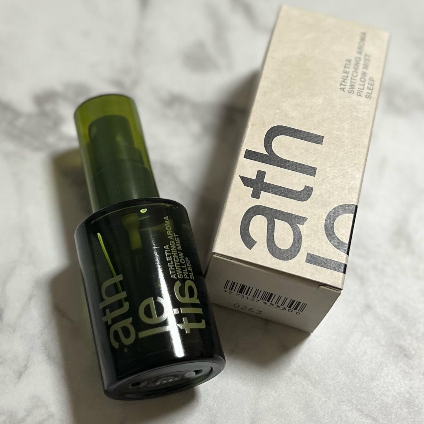 スイッチング アロマピローミスト SLEEP/athletia/ファブリックミストを使ったクチコミ(8枚目)