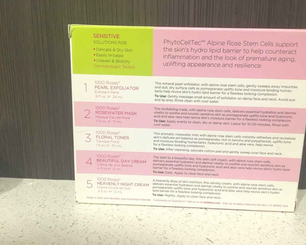 5 skin care essentials Kit/Andalou Naturals/スキンケアキットを使ったクチコミ（3枚目）