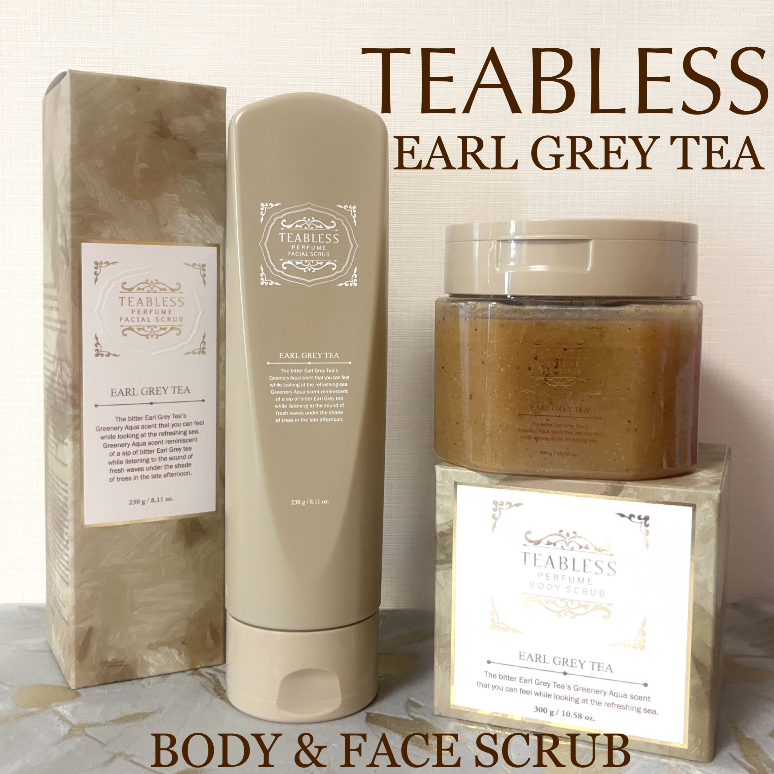 アールグレイティージャム ボディスクラブ/TEABLESS/ボディスクラブを使ったクチコミ（1枚目）