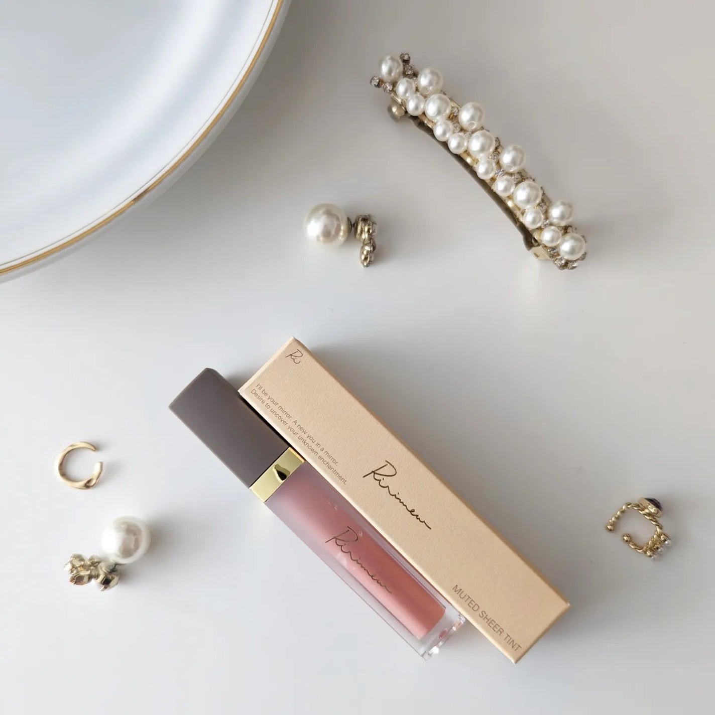 ミューテッドシアーティント/Ririmew/リップティントを使ったクチコミ(2枚目)