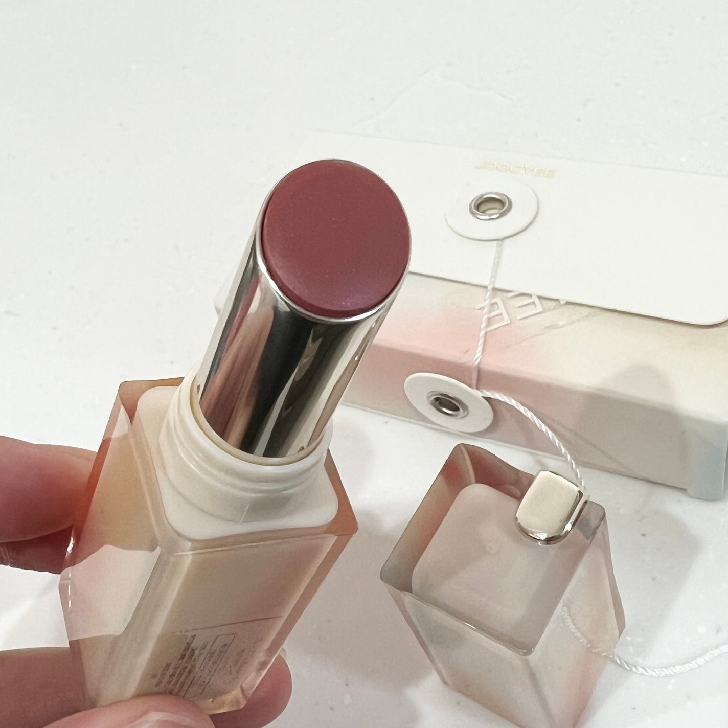 Joocyee グレーズフィルムルージュ/Joocyee/口紅を使ったクチコミ(2枚目)