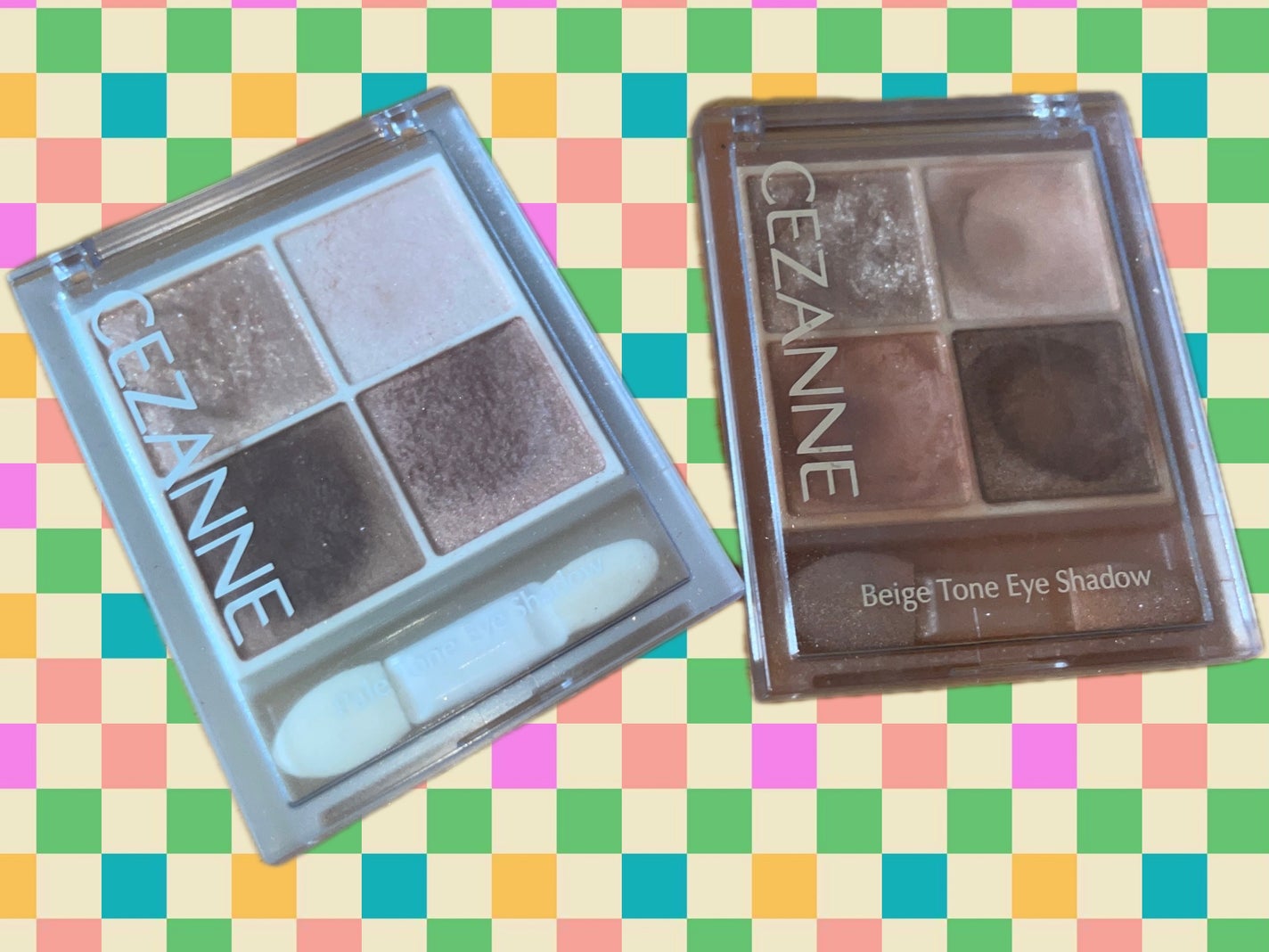ベージュトーンアイシャドウ/CEZANNE/アイシャドウパレットを使ったクチコミ(1枚目)