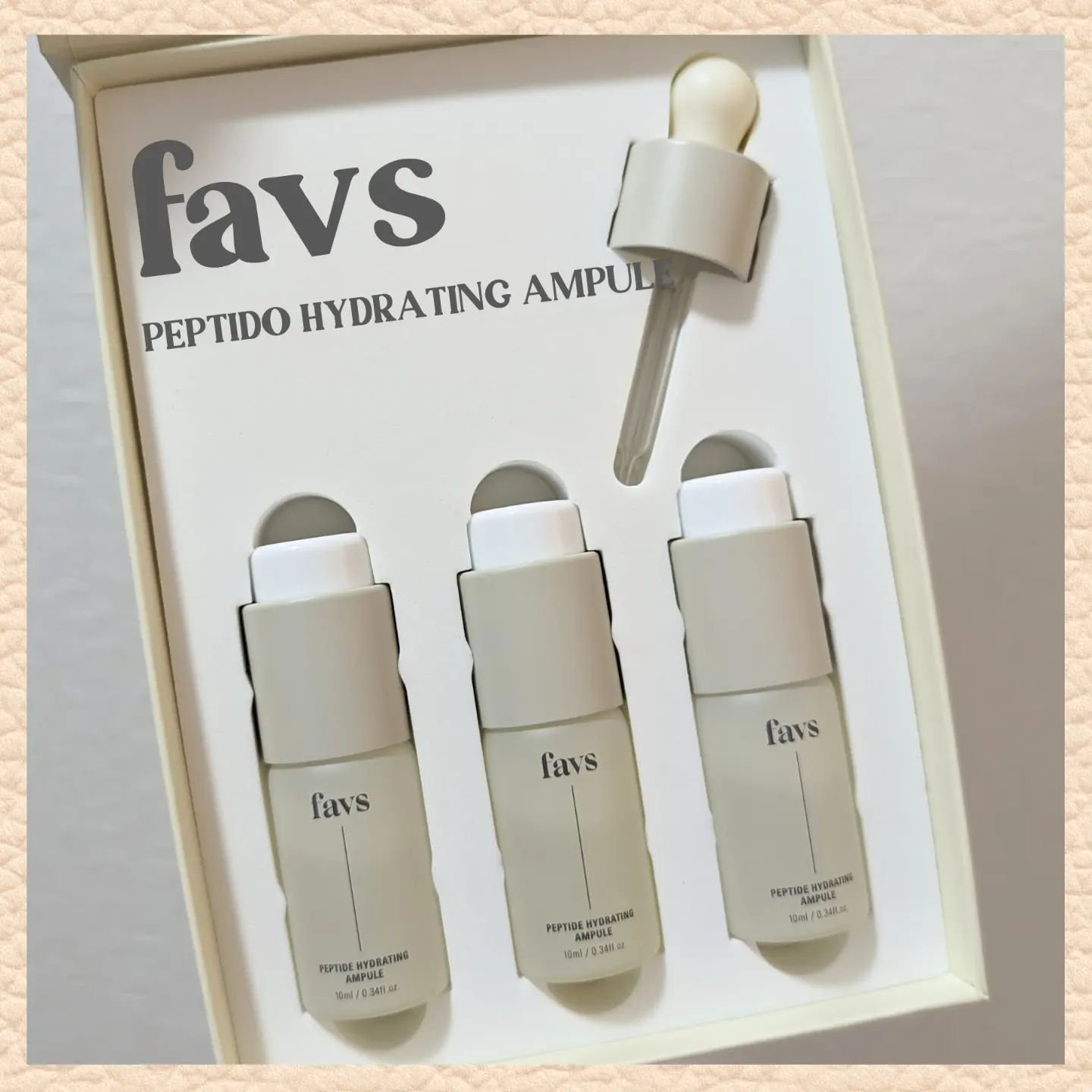 ペプチドハイドレーティングアンプル/favs/美容液を使ったクチコミ（1枚目）