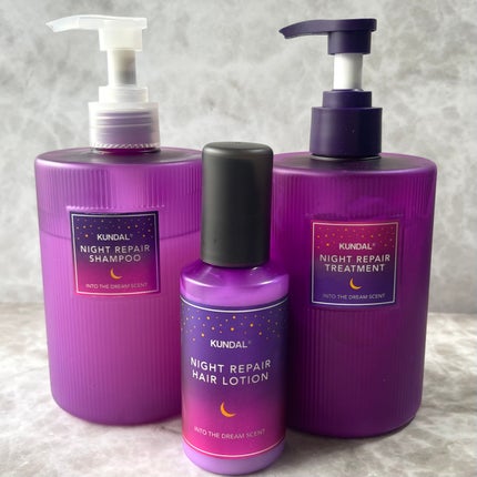 ナイトリペア シャンプー/トリートメント/KUNDAL/市販シャンプーを使ったクチコミ(7枚目)